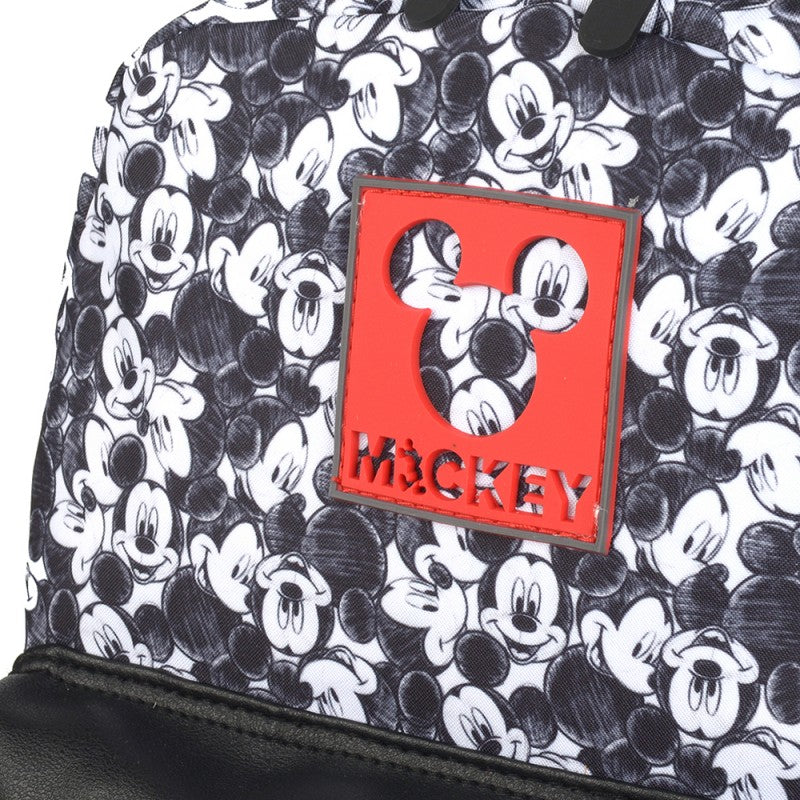 Bolsa Mochila Mickey Sketch Preto Disney