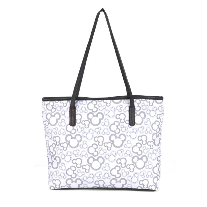 Bolso tote blanco con cabeza de Mickey de Disney