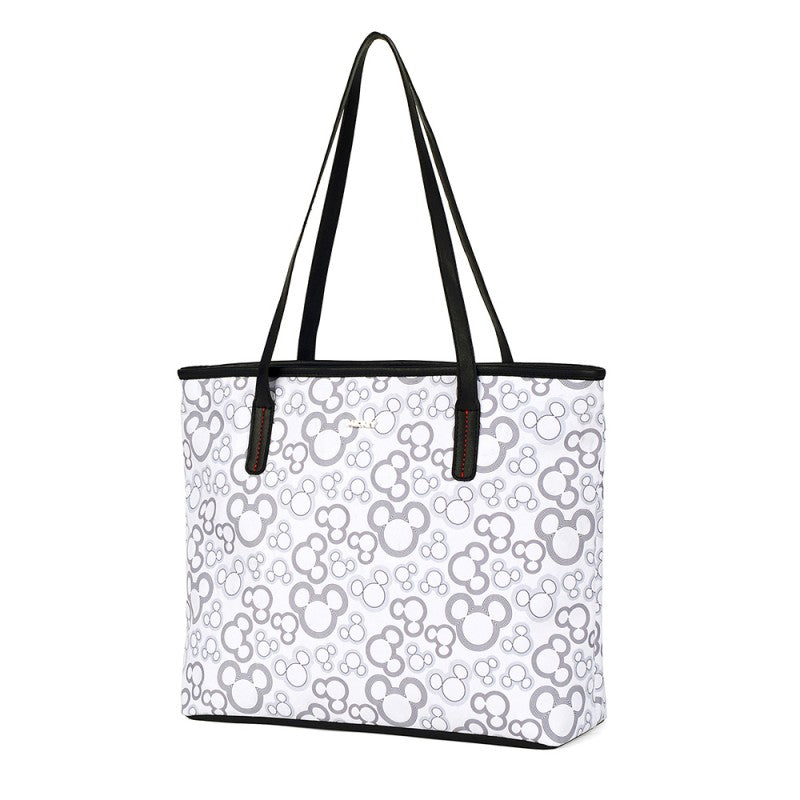 Bolso tote blanco con cabeza de Mickey de Disney