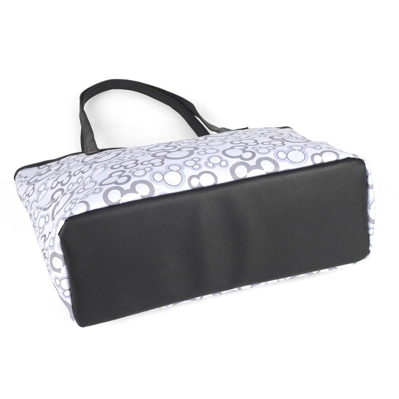 Bolso tote blanco con cabeza de Mickey de Disney