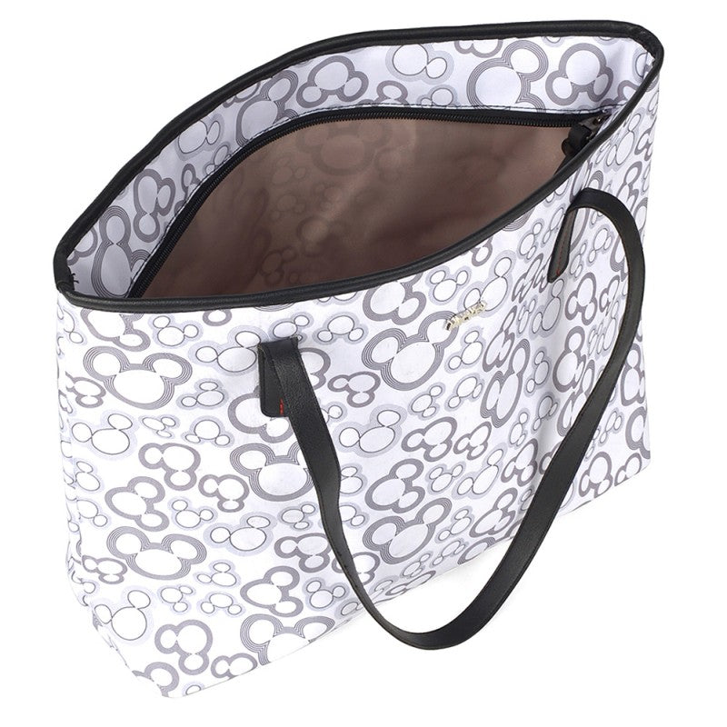 Bolso tote blanco con cabeza de Mickey de Disney