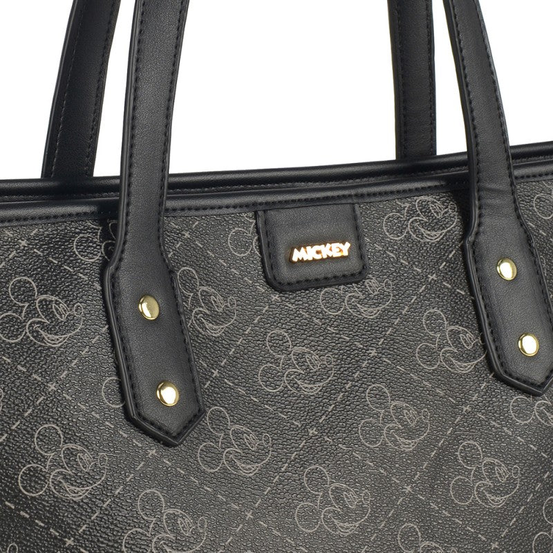 Tote bag Mickey Monogram Preto Disney