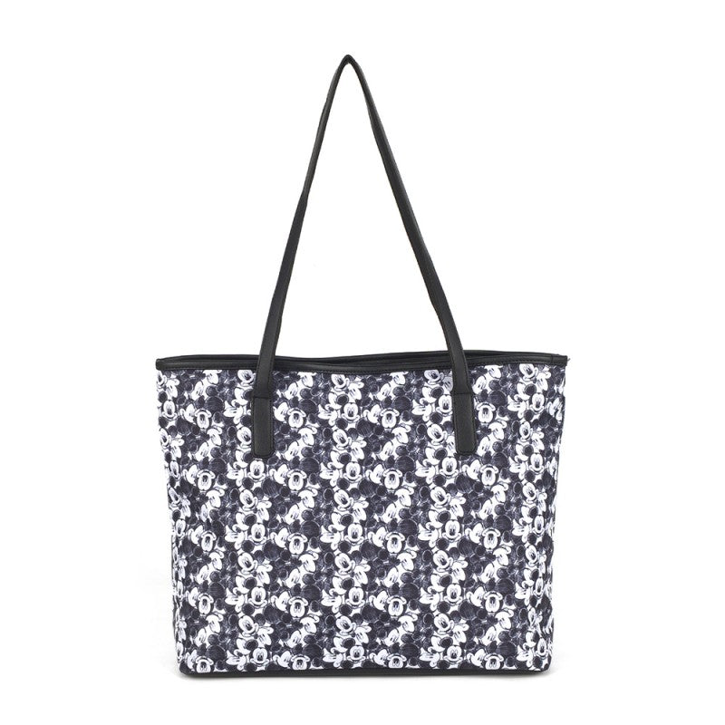 Bolsa Feminina Tote Mickey Sketch Preto Disney
