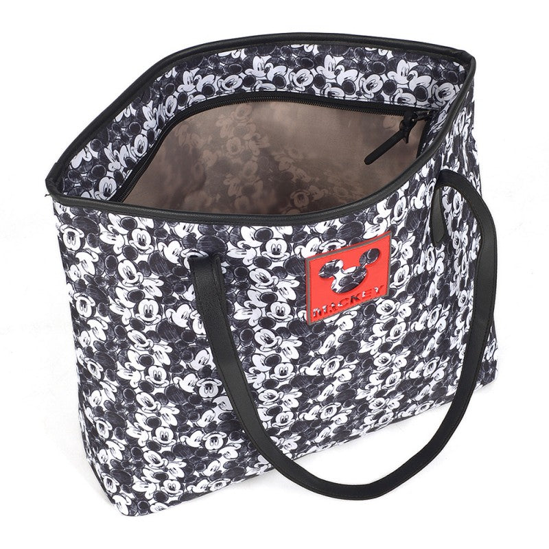 Bolsa Feminina Tote Mickey Sketch Preto Disney