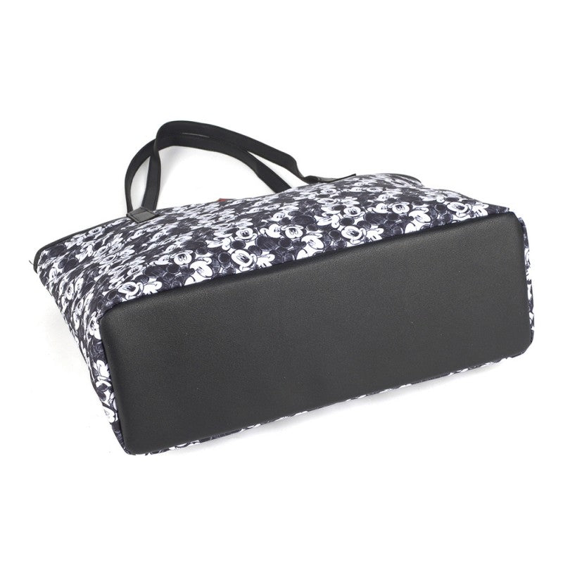 Bolsa Feminina Tote Mickey Sketch Preto Disney