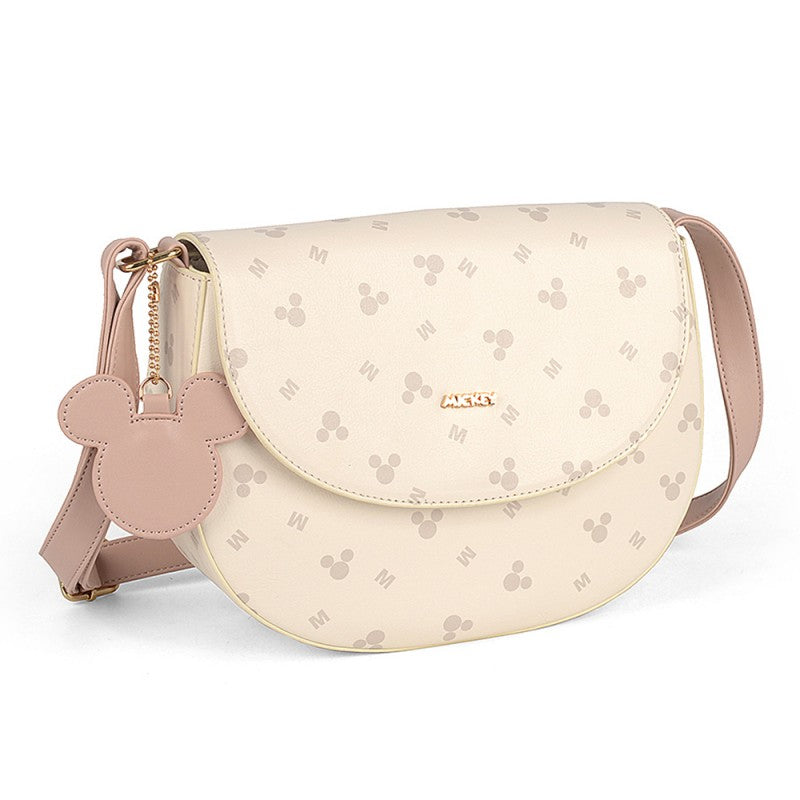 Bandolera De Mujer Mickey Heads Beis Disney