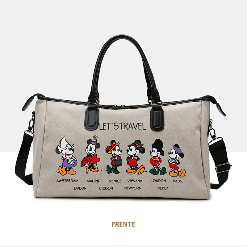 Bolsa de Viagem Let´s Travel Mickey Tam G