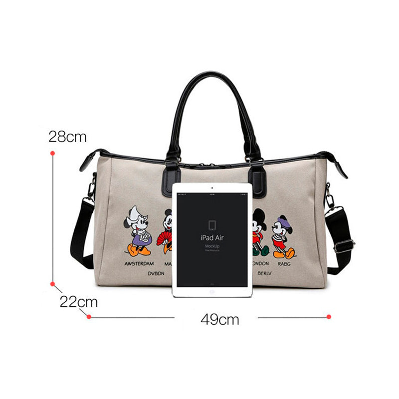 Bolsa de Viagem Let´s Travel Mickey Tam G