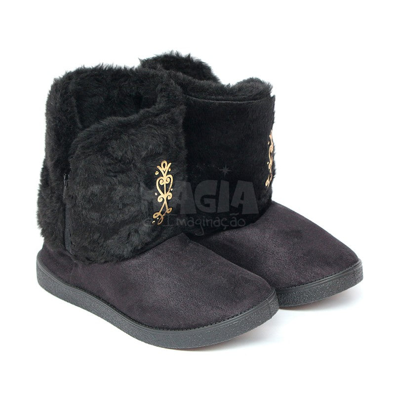 Bota Infantil Pantufa Snow Anna Frozen