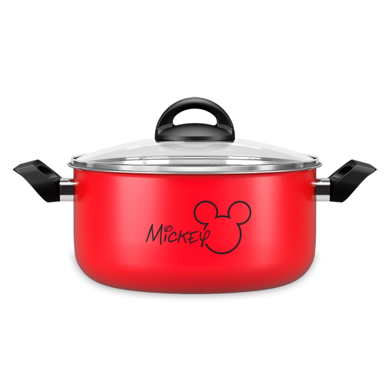 Panela Caçarola Mickey Mouse Alumínio 22cm 3,5L Disney VM