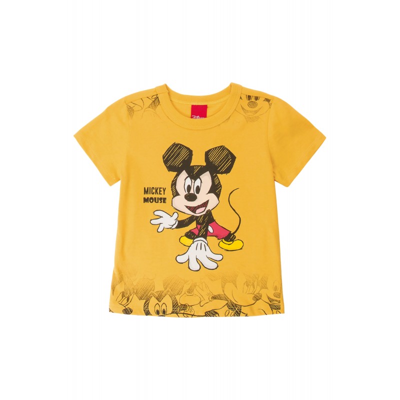 Camiseta Infantil Mickey Cartoon Disney