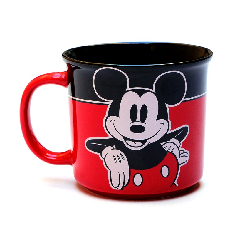Taza 350mL Mickey Classic Rojo y Negro