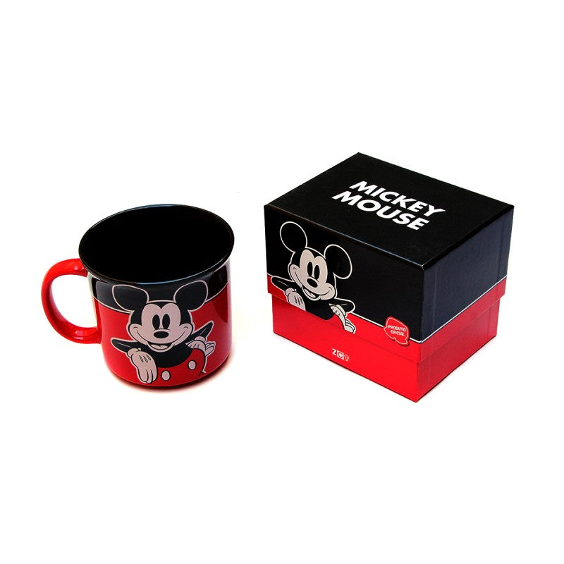 Taza 350mL Mickey Classic Rojo y Negro