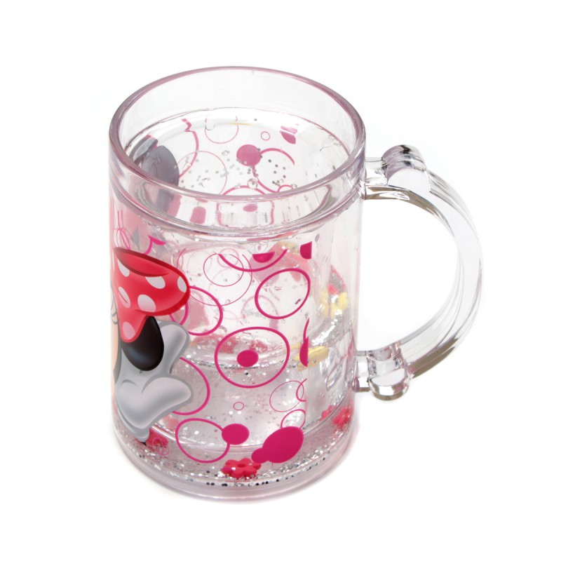 Caneca Infantil Dupla Camada com Gel Minnie Mouse 220mL
