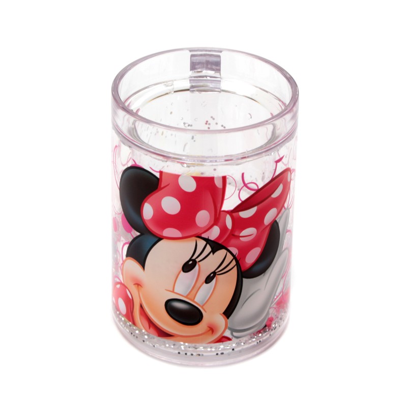 Caneca Infantil Dupla Camada com Gel Minnie Mouse 220mL