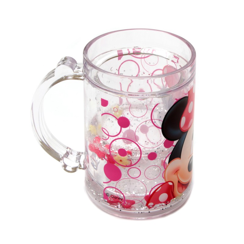 Caneca Infantil Dupla Camada com Gel Minnie Mouse 220mL