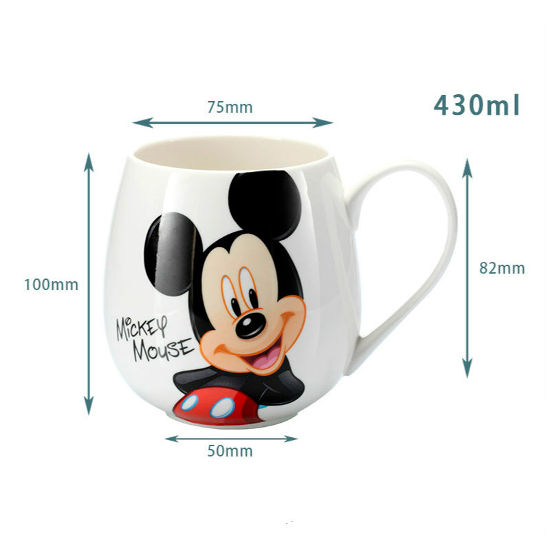 Caneca Mickey and Friends Cerâmica 430ml Oficial Disney