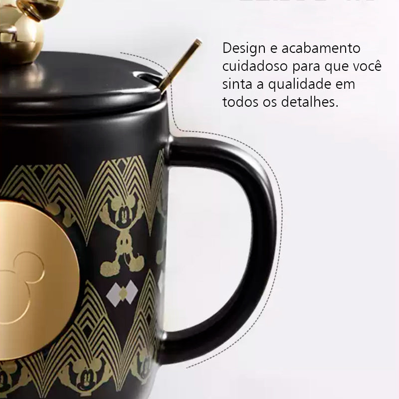 Caneca Mickey Geometric Lux Original Disney