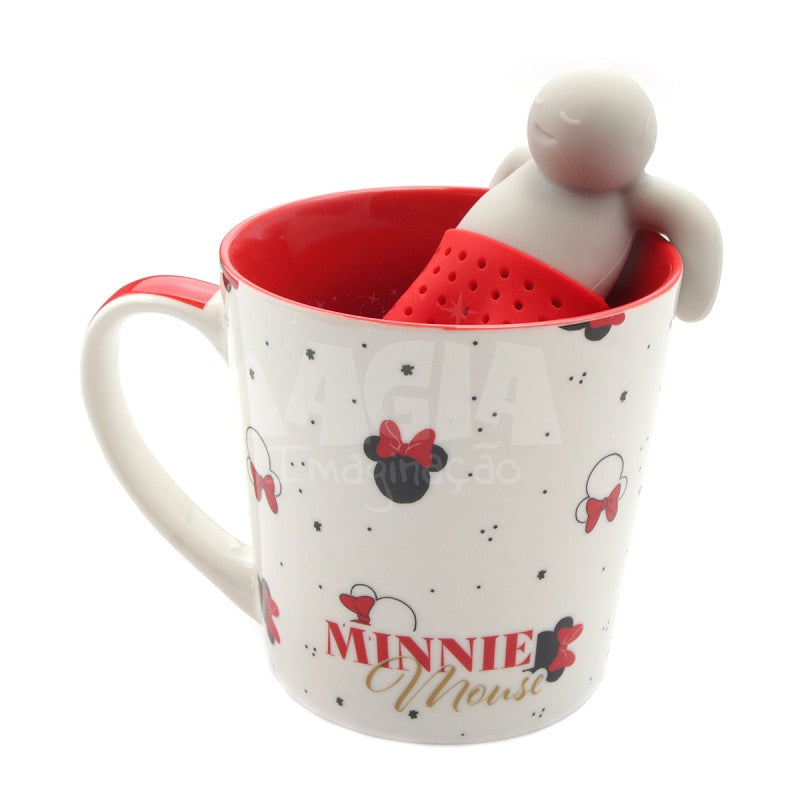 Caneca Minnie Mouse com Infusor 350mL