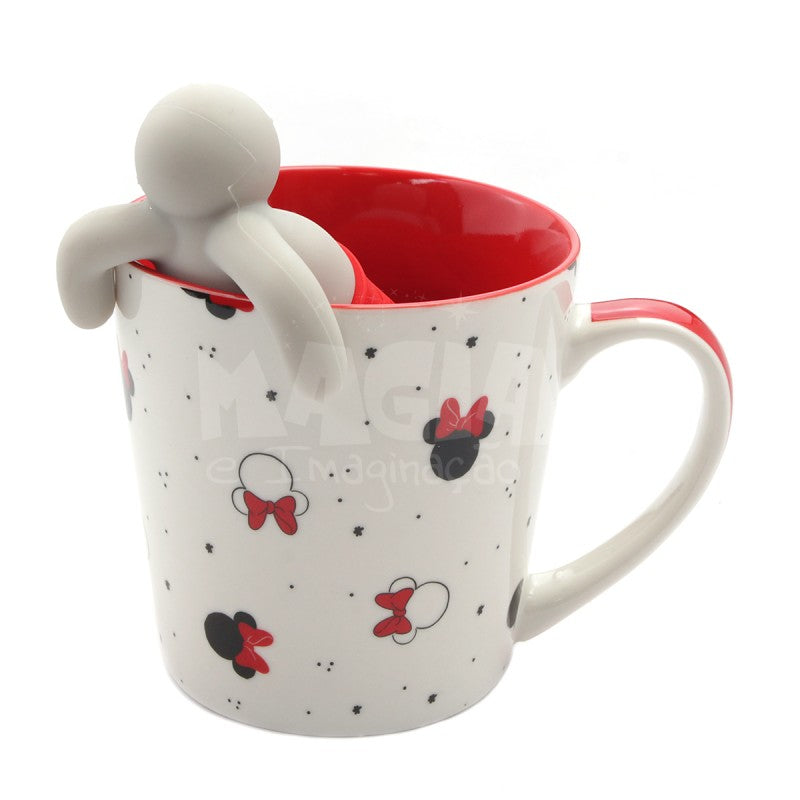 Caneca Minnie Mouse com Infusor 350mL