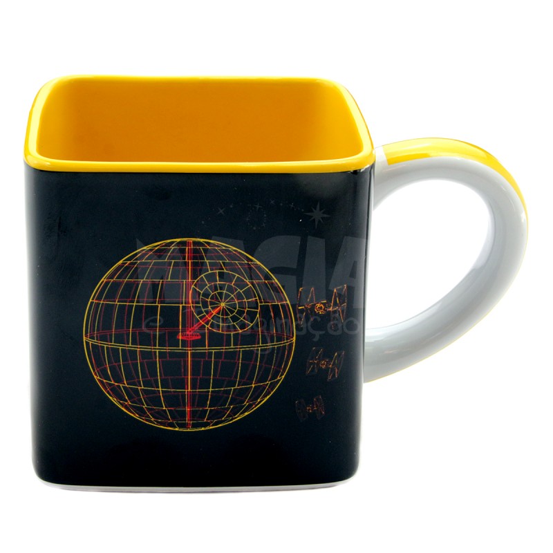 Caneca Quadrada Dark Side Star Wars 300mL