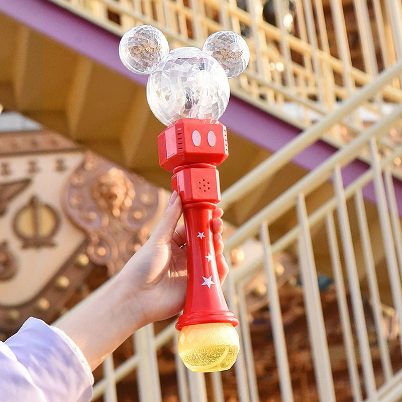 Máquina de Bolhas de Sabão Mickey Minnie Lighting Music Disney