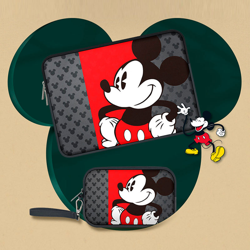 Capa Case para Notebook e Necessaire Mickey Heads Disney