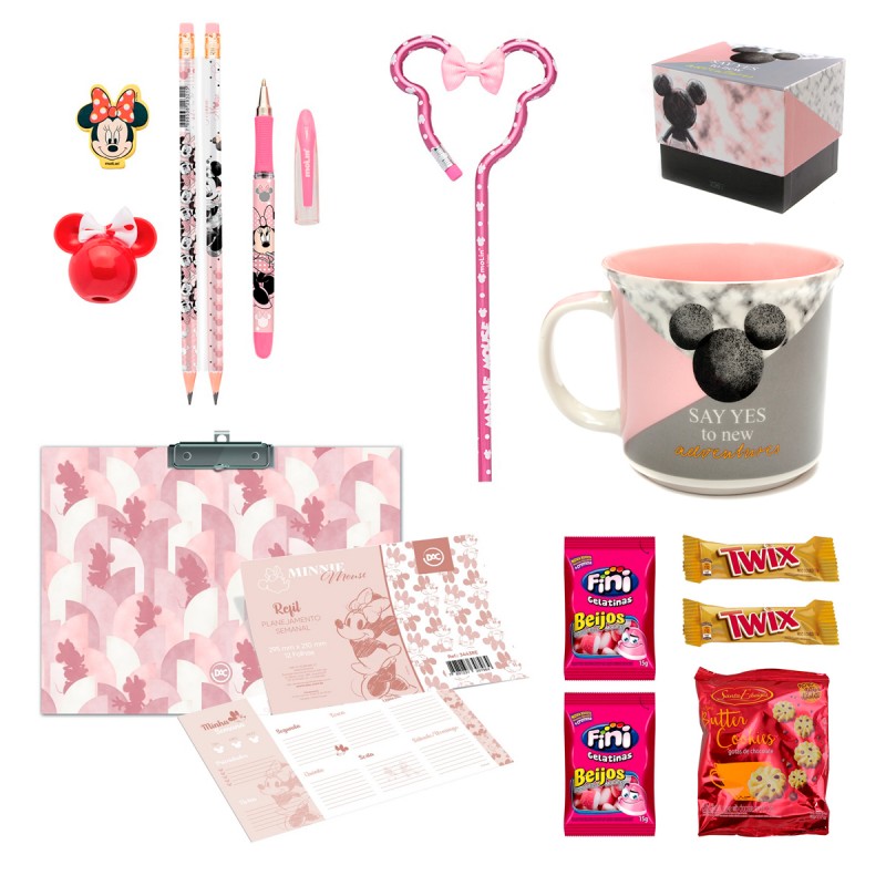 Cesta en la caja Tiempo de planificación de Minnie P