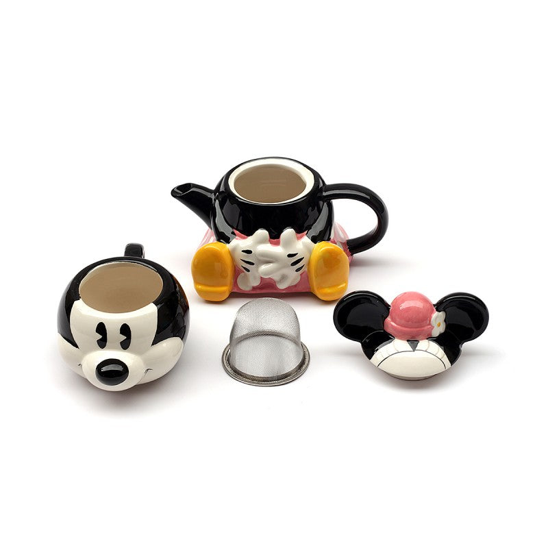 Hervidor 3D y Taza Con Tapa Minnie Mouse 720ml