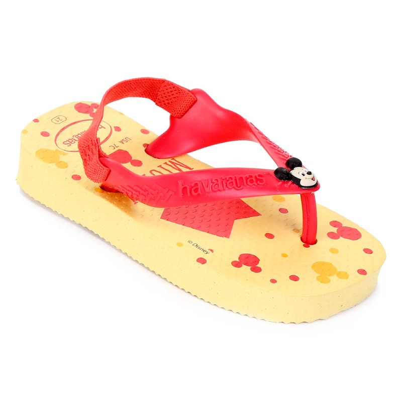 Pantuflas Infantiles Havaianas con Elástico Bebé es para Mickey Disney
