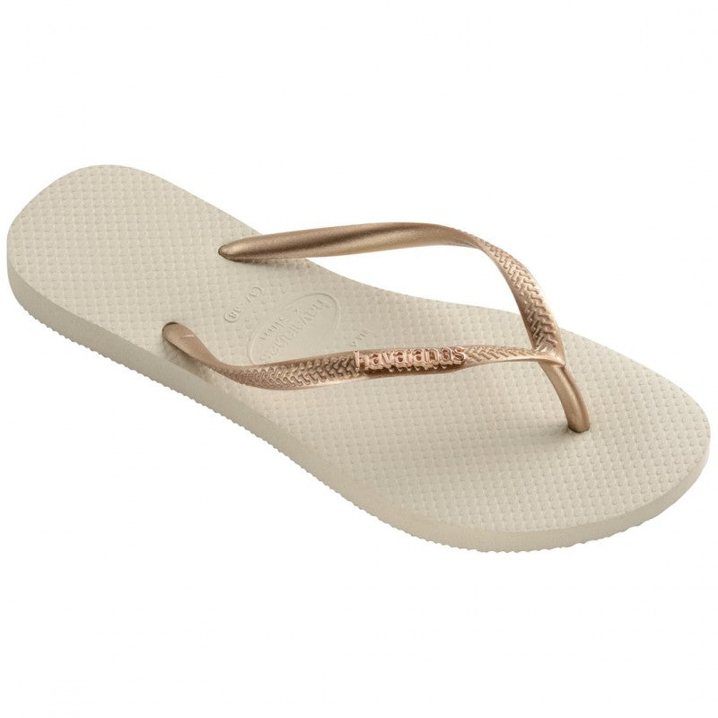 Chinelo Havaianas Feminino Slim Logo Metallic