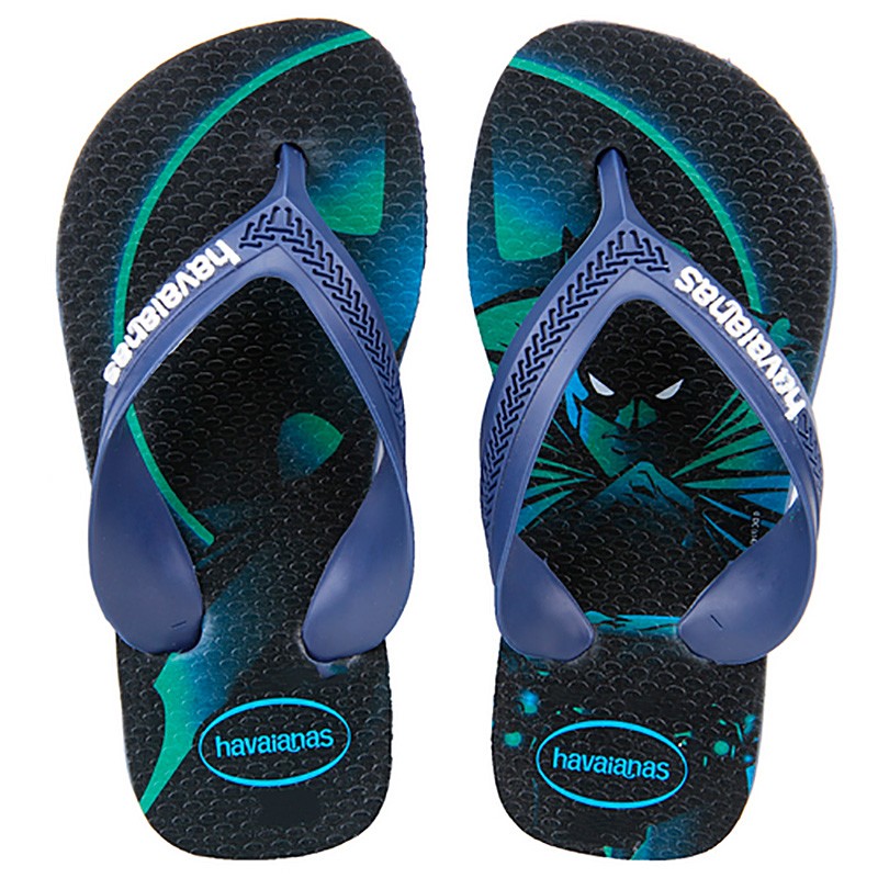 Chinelo Havaianas Infantil Max Batman Marinho