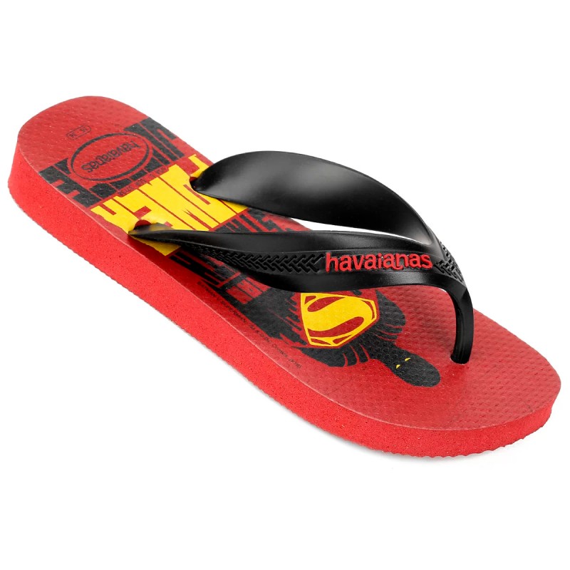 Chinelo Havaianas Infantil Max Batman Superman DC Comics