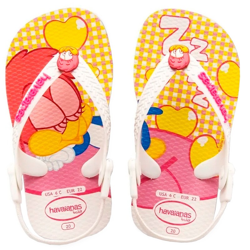 Chinelo Havaianas Infantil com Elástico Baby Pica-pau