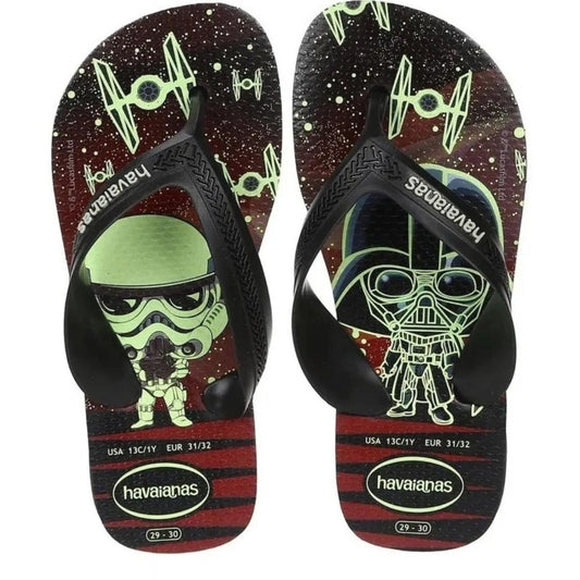 Chinelo Havaianas Infantil Max Darth Vader Stormtrooper Star Wars