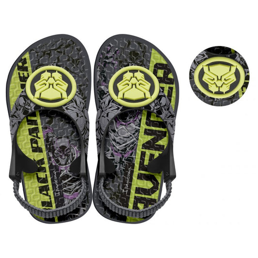Chinelo Infantil com Elástico Baby Pantera Negra Marvel