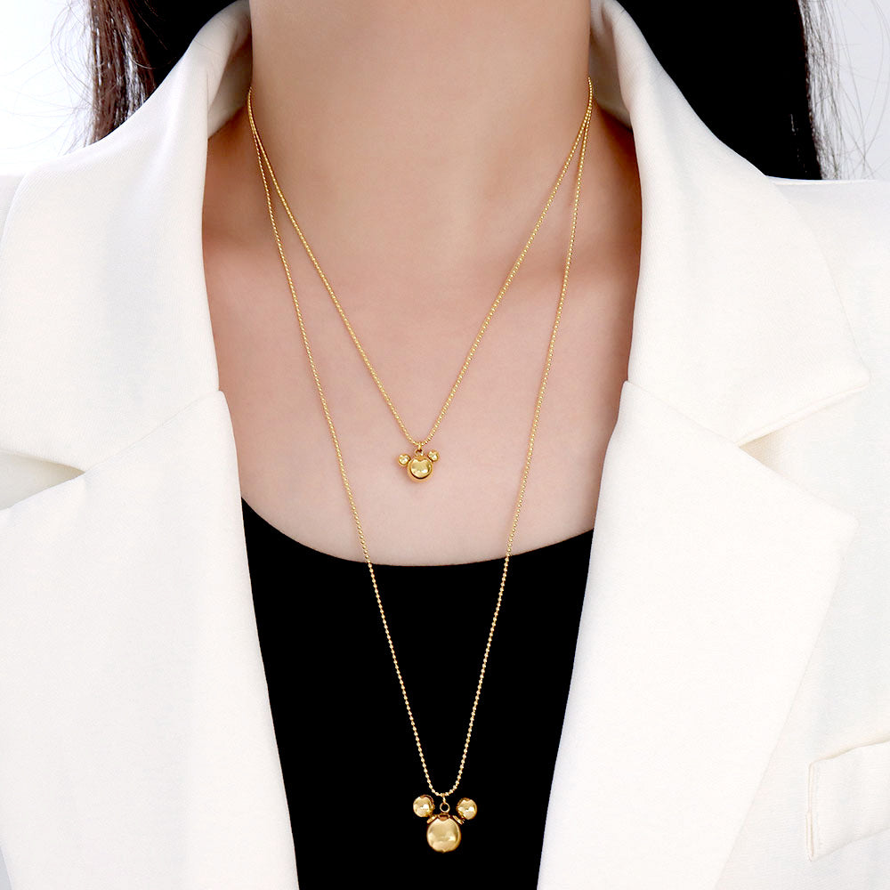 Mickey Sphere Pendant Necklace