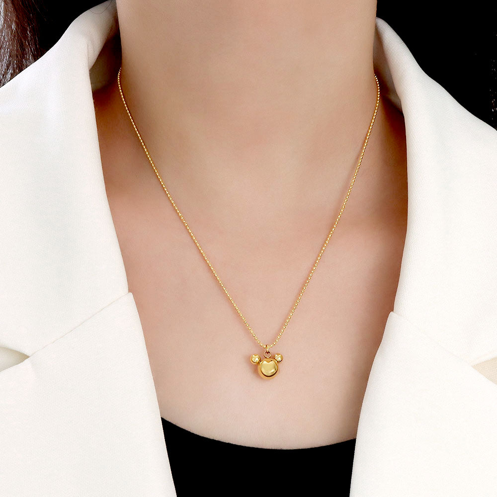 Mickey Sphere Pendant Necklace