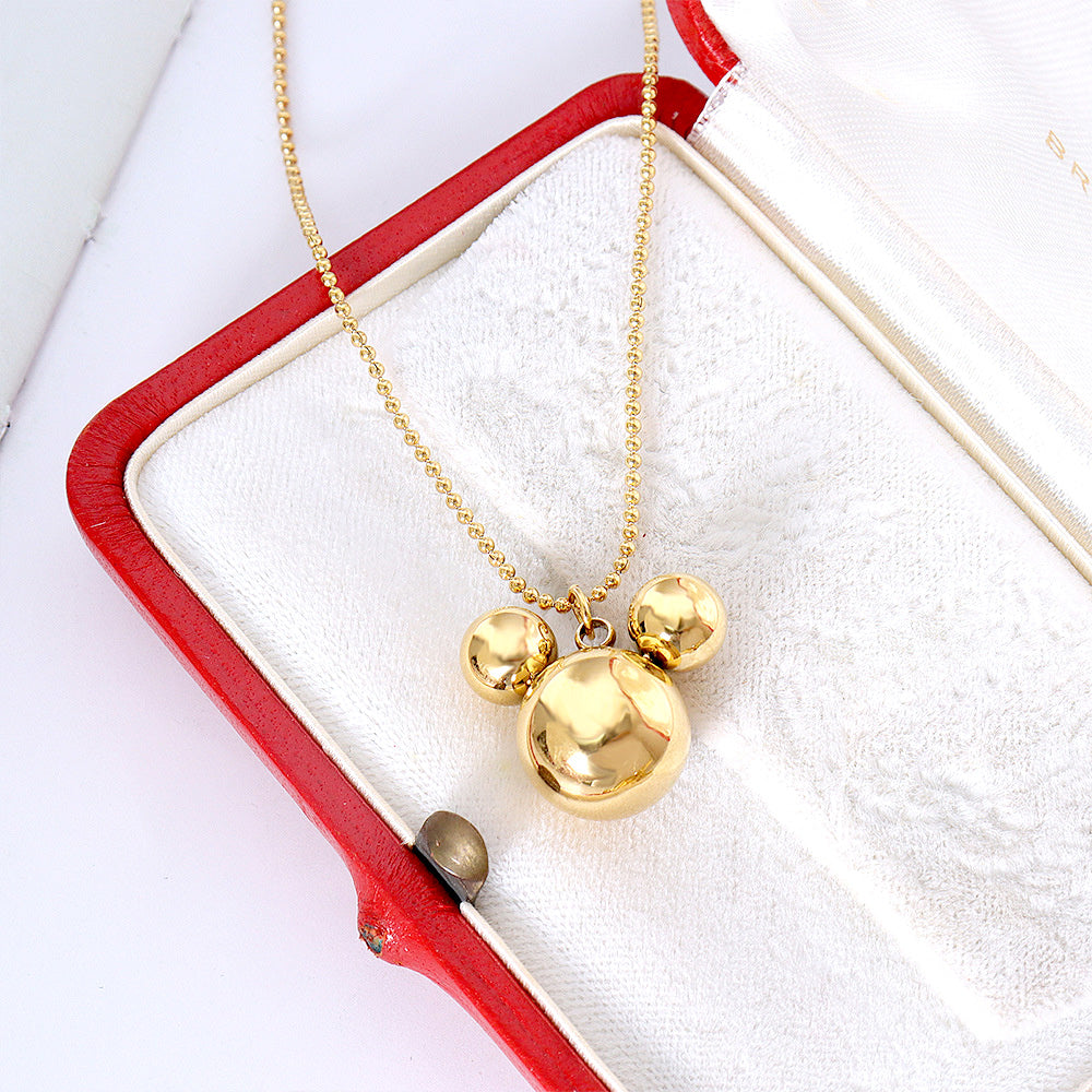 Mickey Sphere Pendant Necklace