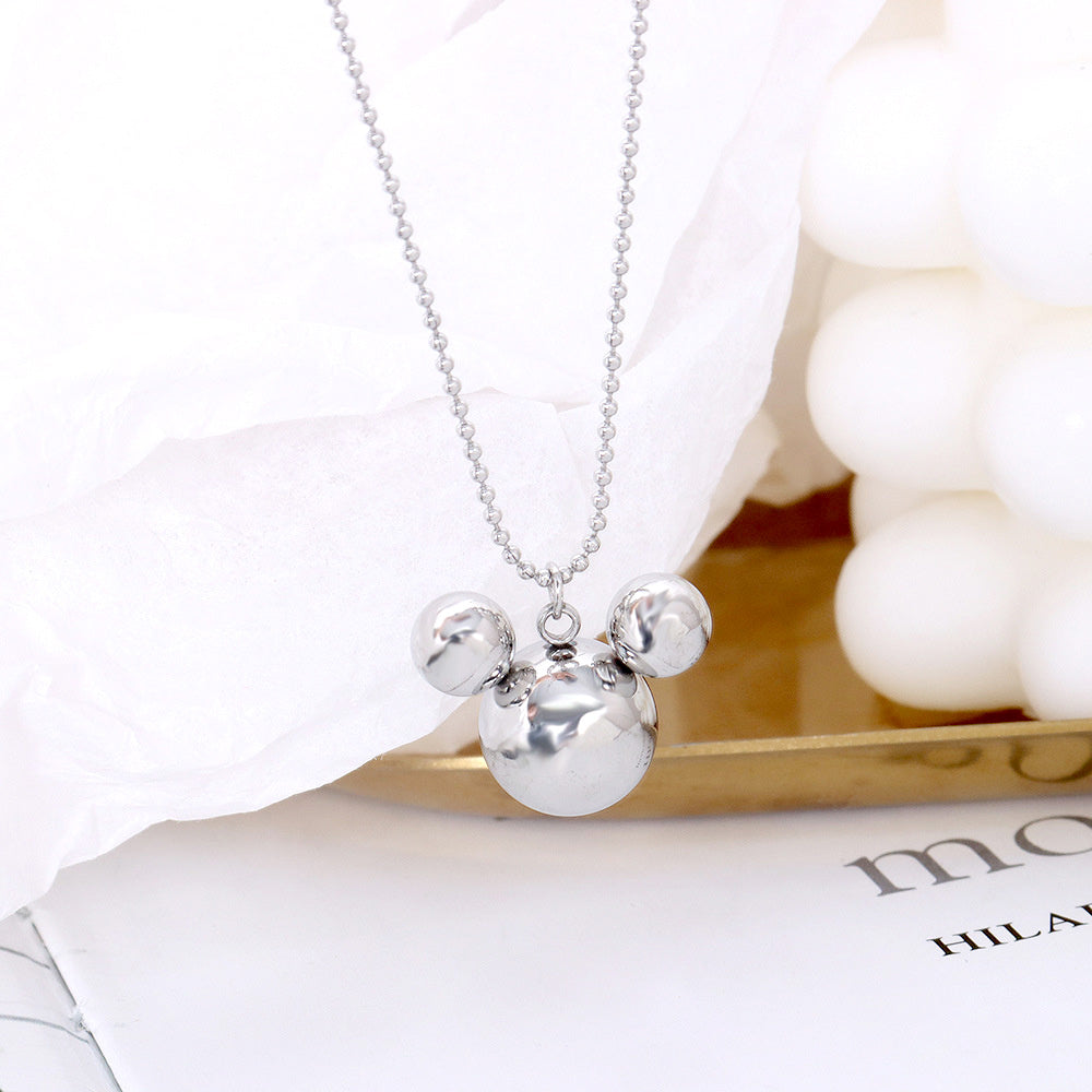 Mickey Sphere Pendant Necklace