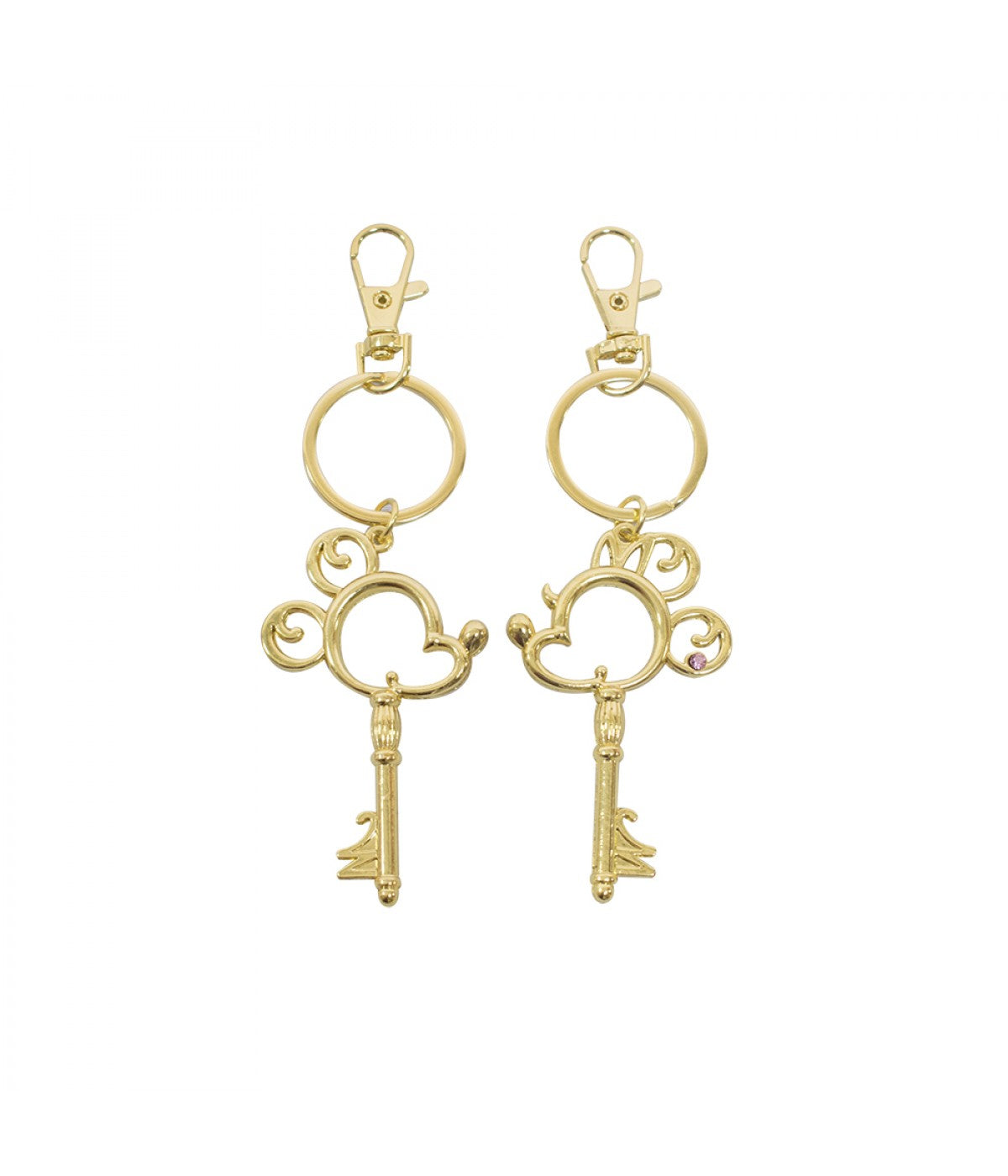 Llavero metálico Mickey y Minnie