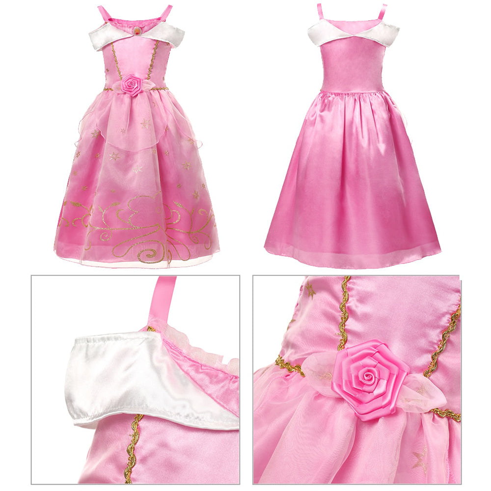 Fantasia Aurora Infantil Cosplay Standard 02