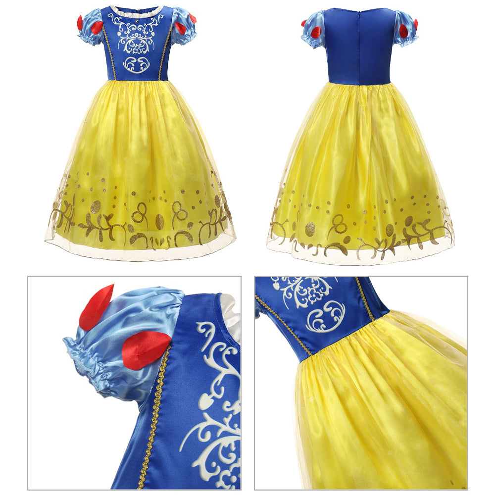 Fantasia Branca de Neve Infantil Cosplay Standard