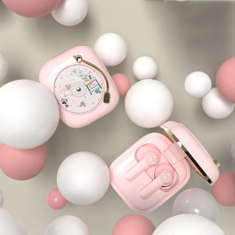 Fones de Ouvido Bluetooth Mickey Minnie Retrô Disney
