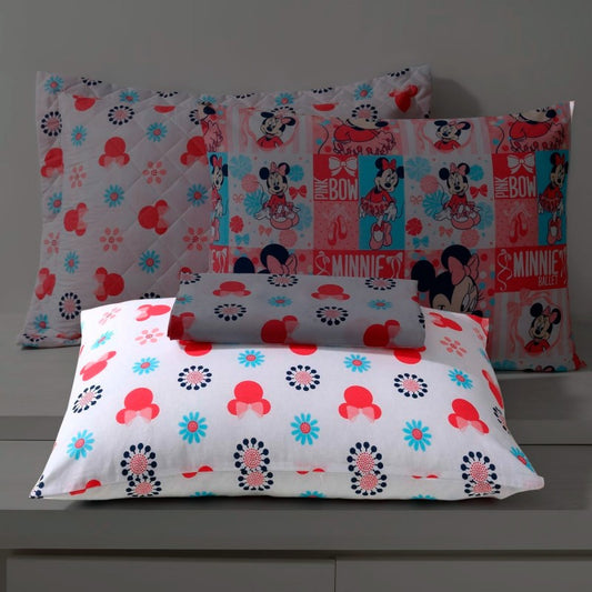 Fronha para Travesseiro Minnie Ballet Disney Branco