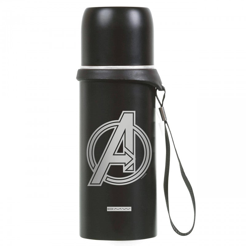 Garrafa Térmica Avengers 350mL c/ Alça para Transporte