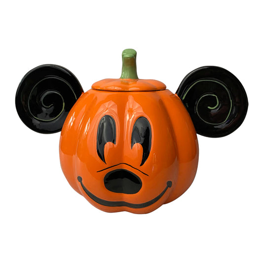 Abóbora Halloween Mickey Cerâmica Baleiro Edição Limitada Disney