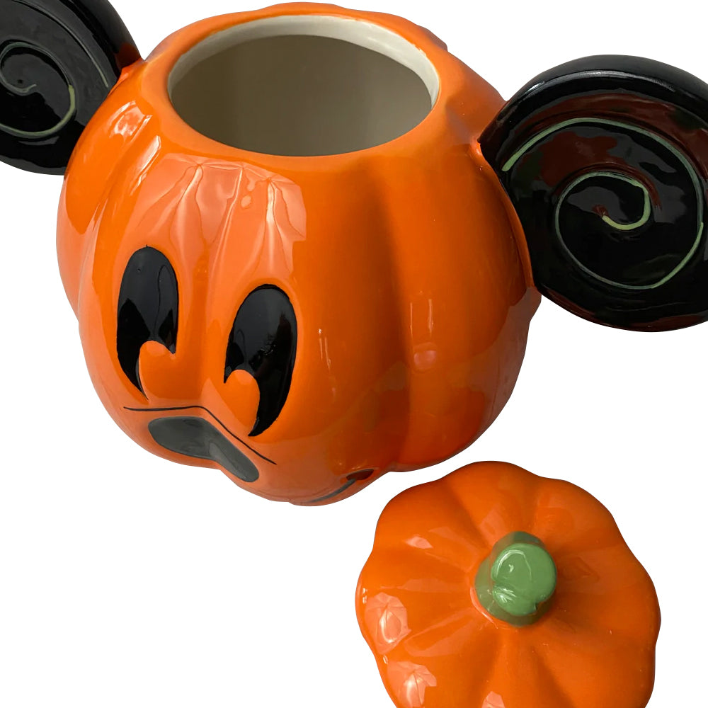 Calabaza Halloween Mickey Cerámica Baleiro Edición Limitada Disney