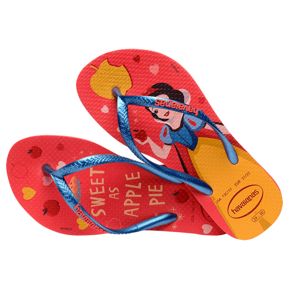 Chinelo Havaianas Infantil Princesa Branca de Neve Disney