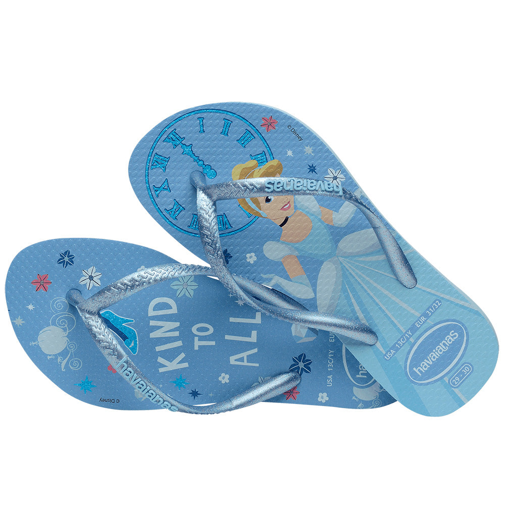 Chinelo Havaianas Infantil Princesa Cinderela Disney